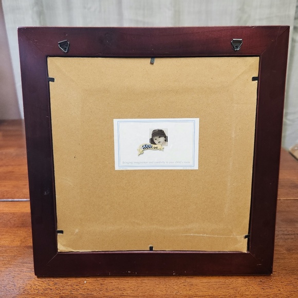 Country Farm House Framed  Wall Art Fabric Embroidered  Cow - Picture 3 of 6